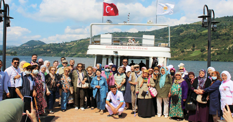 Samsun'da yaşlılara ‘Saklı Cennet’ gezisi