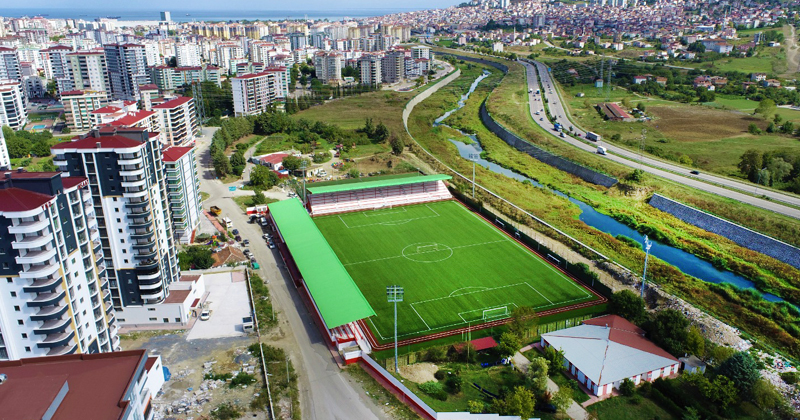 Samsun Derebahçe stadı UEFA standardına kavuştu