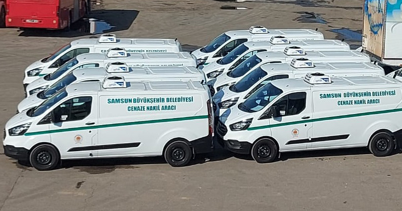 Günde 30 kişinin öldüğü Samsun'da 20 cenaze nakil aracı alındı