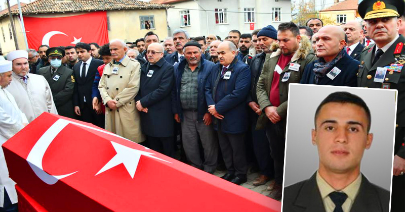 Şehit Uzman Çavuş Mustafa Yıldız Samsun'da toprağa verildi