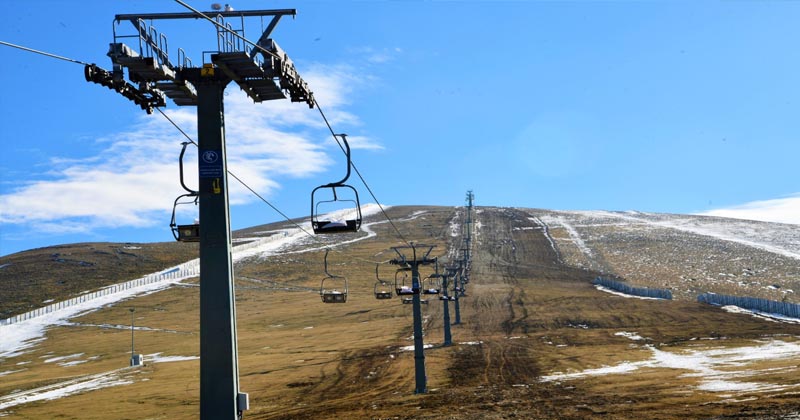 Samsun Akdağ Kayak Merkezi sezonuna hazır, tek eksik kar!