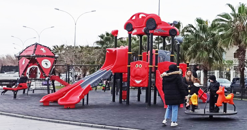 Samsun'da çocuk oyun grupları yenilendi