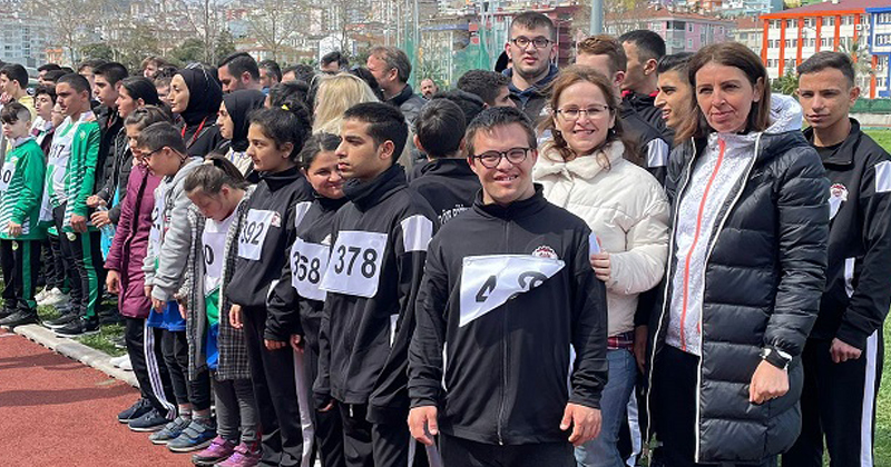 Samsun'da Özel Sporcular Atletizm İl Birinciliği sona erdi