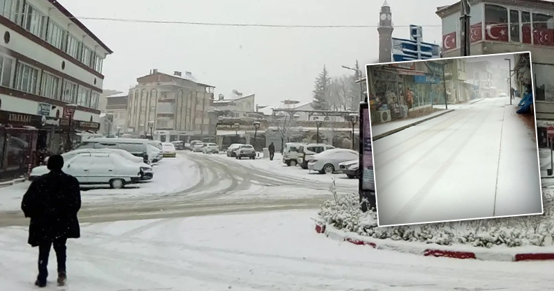 Samsun'da fırtına ve kar etkili oldu