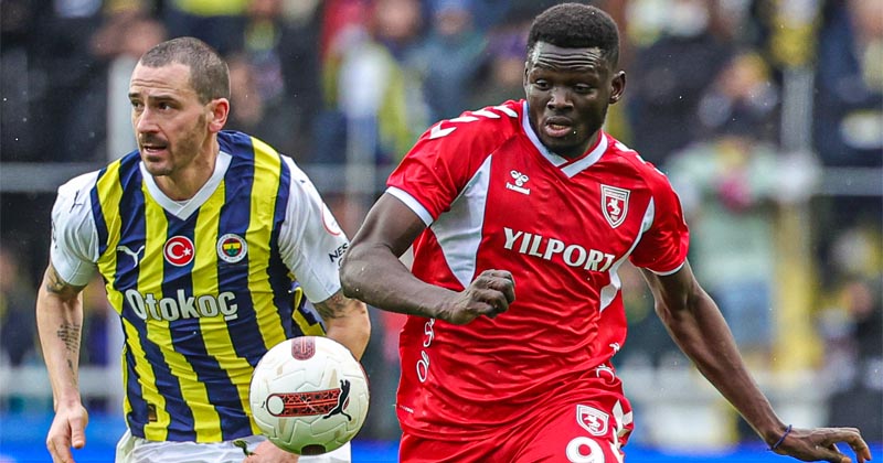 Samsunspor lider Fenerbahçe'ye çelme taktı: 1-1