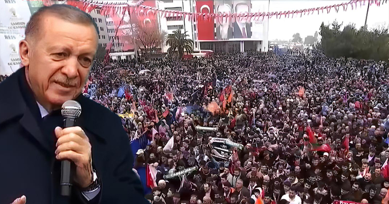 Cumhurbaşkanı Erdoğan: Samsun, 31 Mart’ta büyükşehir ve ilçeleriyle  destan yazacak