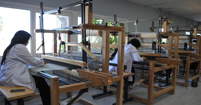 Samsun'da kenevir tekstili kadınlara emanet